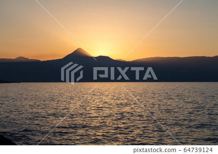 Sunset at the seaside, Heraklion, Crete Sunset at the seaside, Heraklion, Crete 64739124