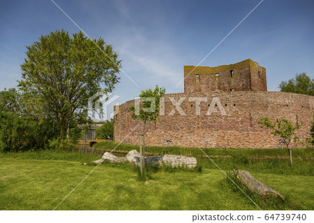 The historical ruin castle Teylingen in Sassenheim. The historical ruin castle Teylingen in Sassenheim. 64739740