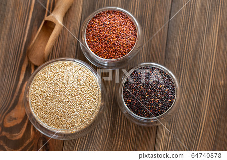 Different kinds of quinoa 64740878