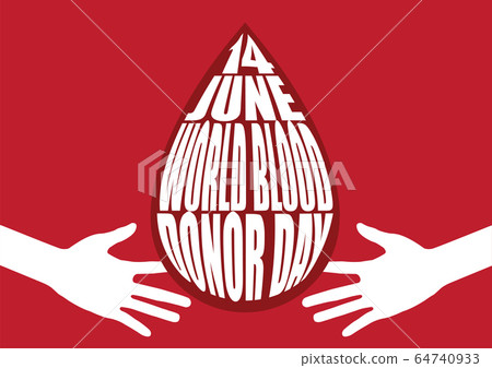 14 June World Blood Donor Day Inside Blood Drop 14 June World Blood Donor Day Inside Blood Drop 64740933