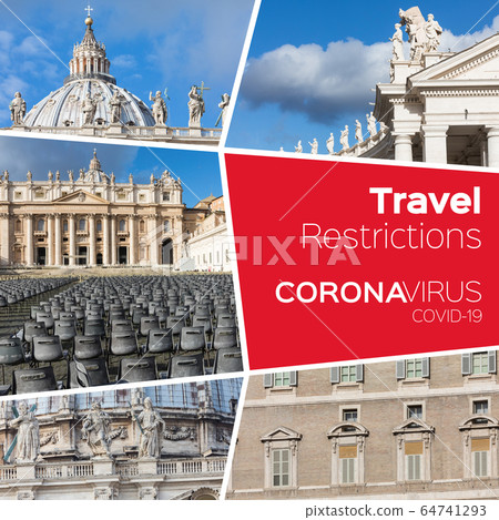 Collage Coronavirus Covid-19 Italy. Rome. Virus 64741293