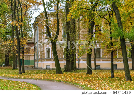 Autumn city landscape. Autumn city landscape. 64741429