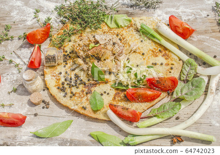 Kebab or gyros pita Kebab or gyros pita 64742023