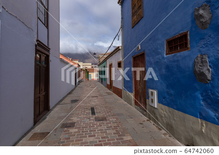 Beautiful colorful streets of old colonial town in Beautiful colorful streets of old colonial town in 64742060