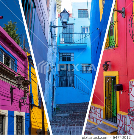 Collage of popular tourist destinations in Guanajuato Collage of popular tourist destinations in Guanajuato 64743012