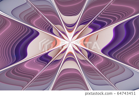 Kaleidoscope lilac background. Bright Illustration Kaleidoscope lilac background. Bright Illustration 64743451