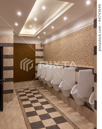 Interior of a public rest room 64743649