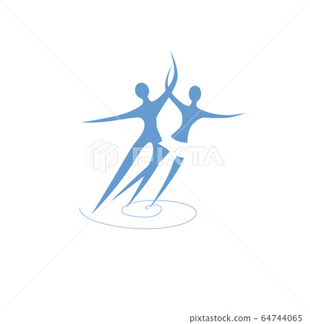 Figure scating couple Figure scating couple 64744065