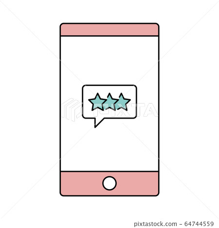 智能手機圖標評論 智能手機圖標評論 64744559