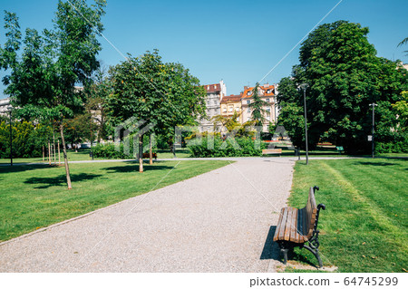 Pioneers Park at summer in Belgrade, Serbia 64745299