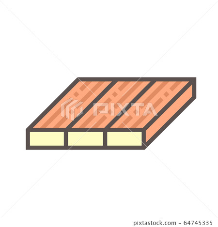 Wood floor and material vector icon design on Wood floor and material vector icon design on 64745335