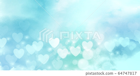 Father's day heart watercolor background Father's day heart watercolor background 64747817