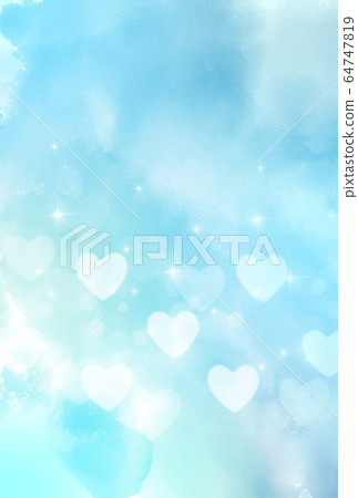 Father's day heart watercolor background Father's day heart watercolor background 64747819