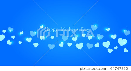 Father's day heart blue background 64747830