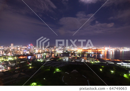Night view from Chiba Port Tower (Chiba / Soga area) Night view from Chiba Port Tower (Chiba / Soga area) 64749063