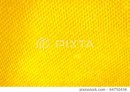 yellow towel close-up fabric and texture 64750436