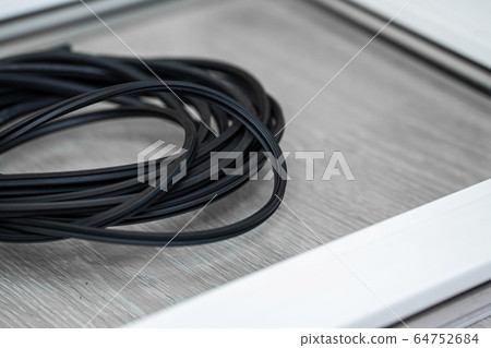 The hank of black rubber seal gasket for pvc 64752684