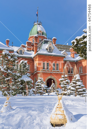 前北海道政府辦公大樓在下雪天 64754466