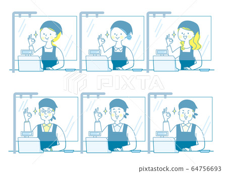 Person Cash Register Virus Infection Air Infection Prevention Prevention Method Avoid 64756693