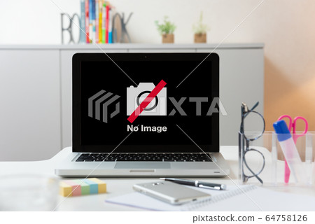 Image of a computer screen being turned off Image of a computer screen being turned off 64758126