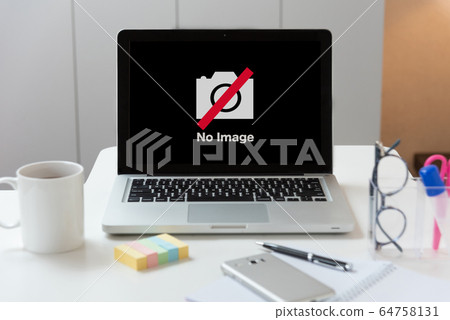 Image of a computer screen being turned off 64758131