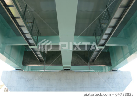 Catwalk behind the viaduct Catwalk behind the viaduct 64758823