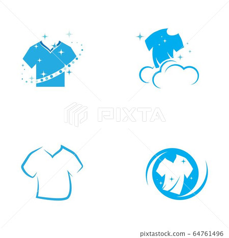 Laundry vector icon design 64761496