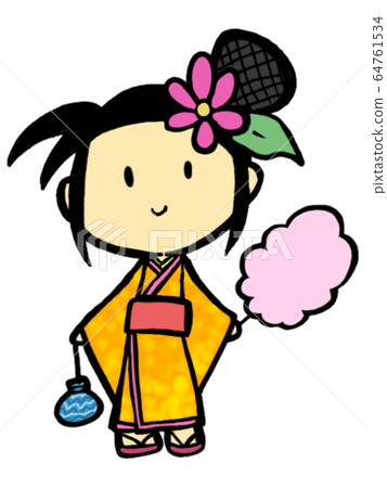 Summer festival girl Summer festival girl 64761534