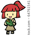 Girl with corn 64761541
