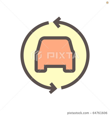 Used car vector icon design, 48X48 pixel perfect Used car vector icon design, 48X48 pixel perfect 64761606