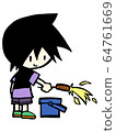 Boy making fireworks 64761669