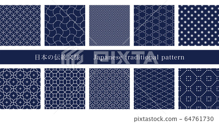 Japanese traditional pattern 64761730