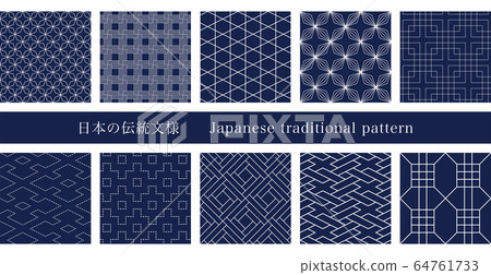 Japanese traditional pattern 64761733