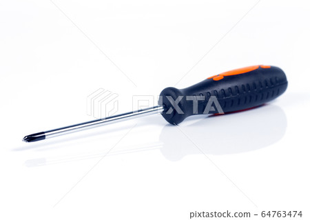 Yellow and black screwdriver Yellow and black screwdriver 64763474