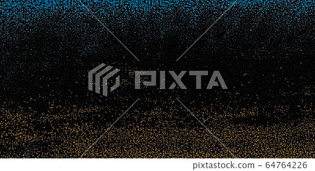 Abstract halftone random pattern on black Abstract halftone random pattern on black 64764226