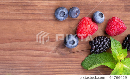 A bunch of wild berries A bunch of wild berries 64766429