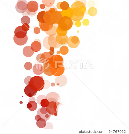 Bubbles Unique Red Bright Vector Background - Stock Illustration ...