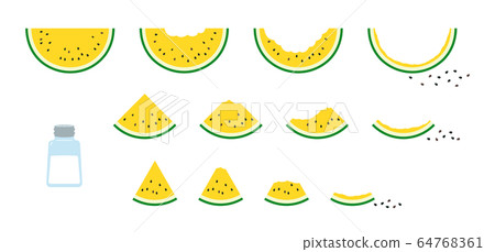 西瓜吃集黃色 64768361