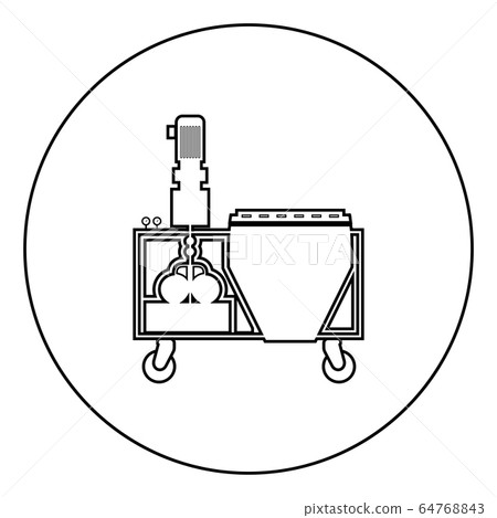 Plaster station Wall decoration machine Solution  64768843