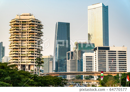 Jakarta Central Business District in Indonesia 64770577