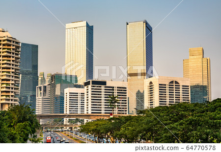 Jakarta Central Business District in Indonesia 64770578