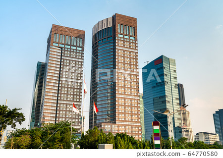 Jakarta Central Business District in Indonesia 64770580