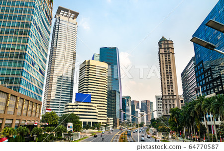 Jakarta Central Business District in Indonesia 64770587