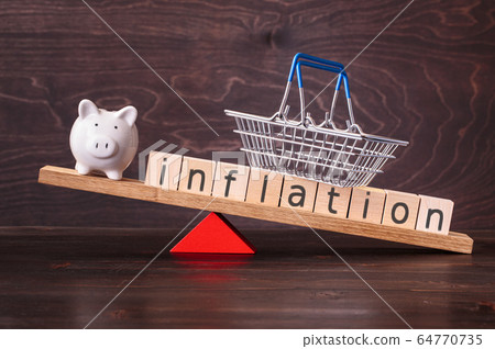 Inflation and piggy bank on seesaw 64770735