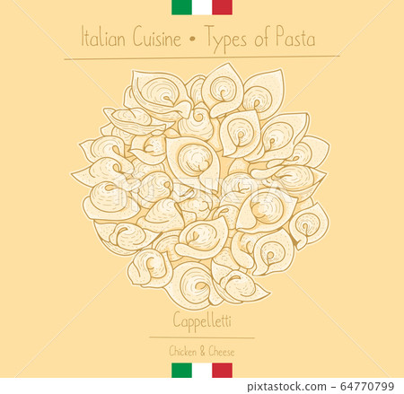 Italian Food Pasta with Filling aka Cappelletti Italian Food Pasta with Filling aka Cappelletti 64770799
