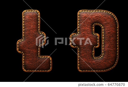 Set of symbols litecoin and dashcoin made of leather. 3D render font with skin texture isolated on black background. Set of symbols litecoin and dashcoin made of leather. 3D render font with skin texture isolated on black background. 64770870
