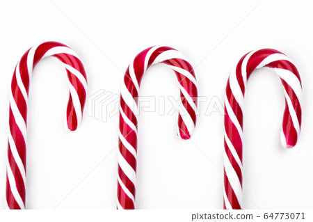 Striped Red Christmas Candy Canes Striped Red Christmas Candy Canes 64773071