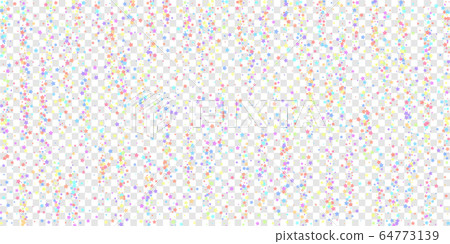 Festive confetti. Celebration stars. Colorful star Festive confetti. Celebration stars. Colorful star 64773139