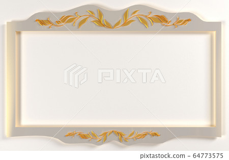 Foto frame 3D illustration Foto frame 3D illustration 64773575