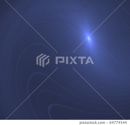 Abstract fractal pattern on black background 64774544
